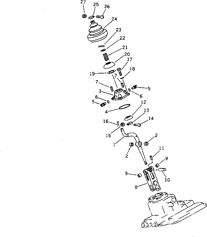 Схема запчастей Komatsu D60P-11D - ТРАНСМИССИЯ (ВАЛ РЫЧАГ И ВИЛЫ) (F-R) (SUPER НИЗ.      SPEED) (/7) ОСНОВН. МУФТА¤ ГТР CONVERTOR¤ T/M¤ РУЛЕВ. УПРАВЛЕНИЕ И КОНЕЧНАЯ ПЕРЕДАЧА