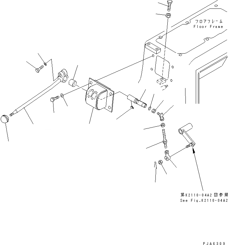 Схема запчастей Komatsu D60P-12-E - ОСНОВН. КОНСТРУКЦИЯ (ТРАНСМИССИЯ БЛОКИР.) (DP) КАБИНА ОПЕРАТОРА И СИСТЕМА УПРАВЛЕНИЯ