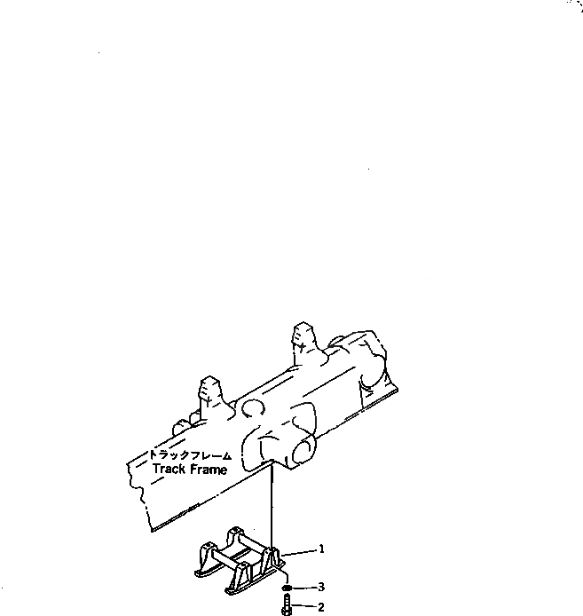 Схема запчастей Komatsu D60P-12-E - ЗАЩИТА КАТКОВ ХОДОВАЯ