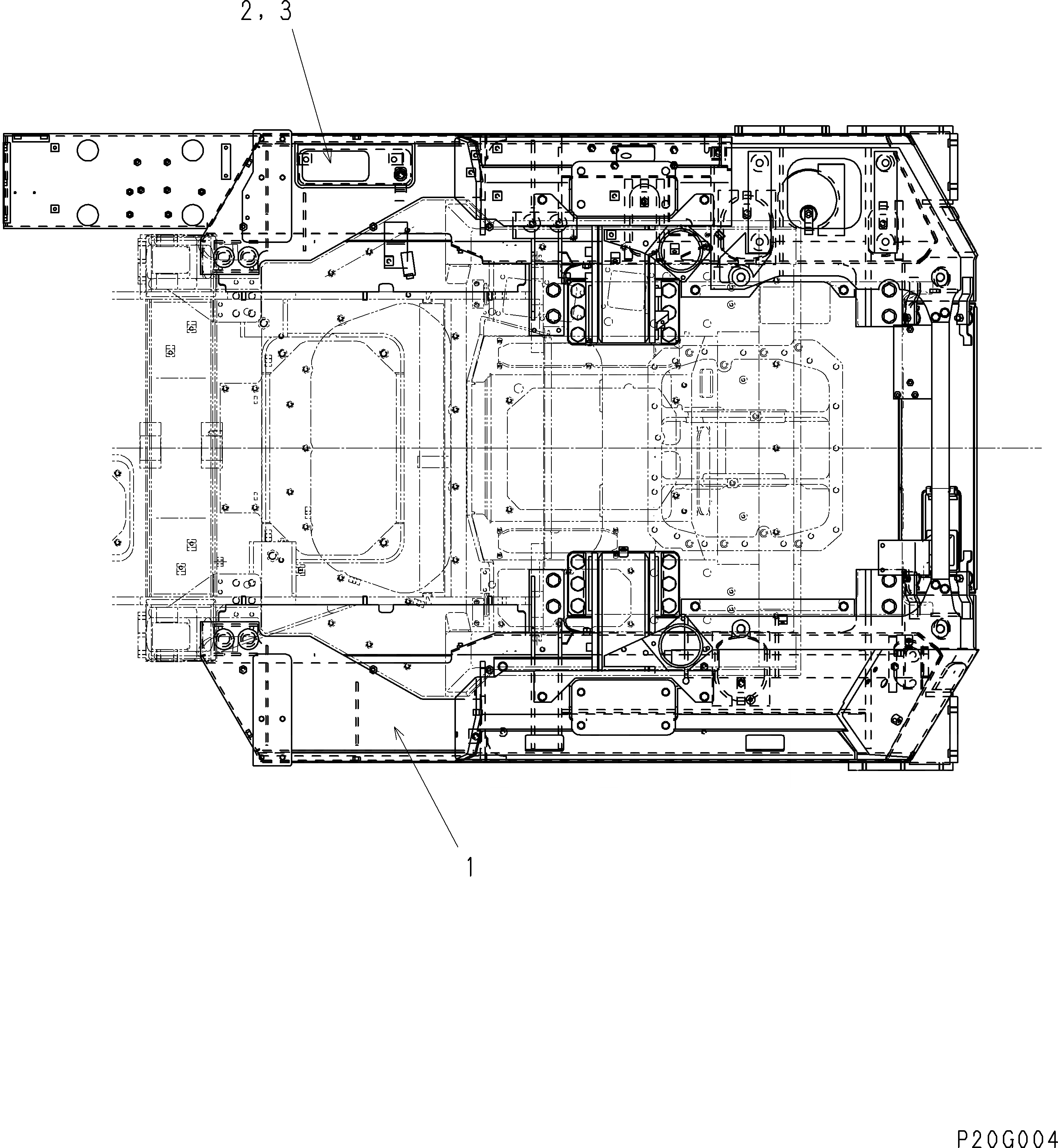 Схема запчастей Komatsu D61E-12 - КРЫЛО (NON SLIP) (ДЛЯ СНГ)(№8-) ЧАСТИ КОРПУСА