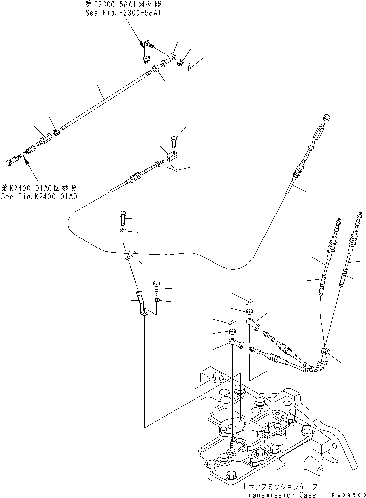 Схема запчастей Komatsu D61E-12 - КОНТРОЛЬ ХОДА (МУФТА И УПРАВЛ-Е ТОРМОЗОМ) СИЛОВАЯ ПЕРЕДАЧА И КОНЕЧНАЯ ПЕРЕДАЧА
