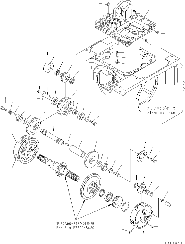 Схема запчастей Komatsu D61EX-12A-W - H.S.S (ПЕРЕДАЧА И PLANETARY ПРИВОД) СИЛОВАЯ ПЕРЕДАЧА И КОНЕЧНАЯ ПЕРЕДАЧА