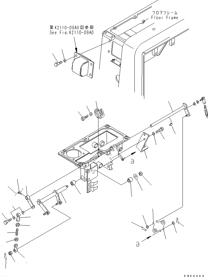 Схема запчастей Komatsu D61EX-12 - ОСНОВН. КОНСТРУКЦИЯ (ТРАНСМИССИЯ БЛОКИР. ВАЛ) КАБИНА ОПЕРАТОРА И СИСТЕМА УПРАВЛЕНИЯ