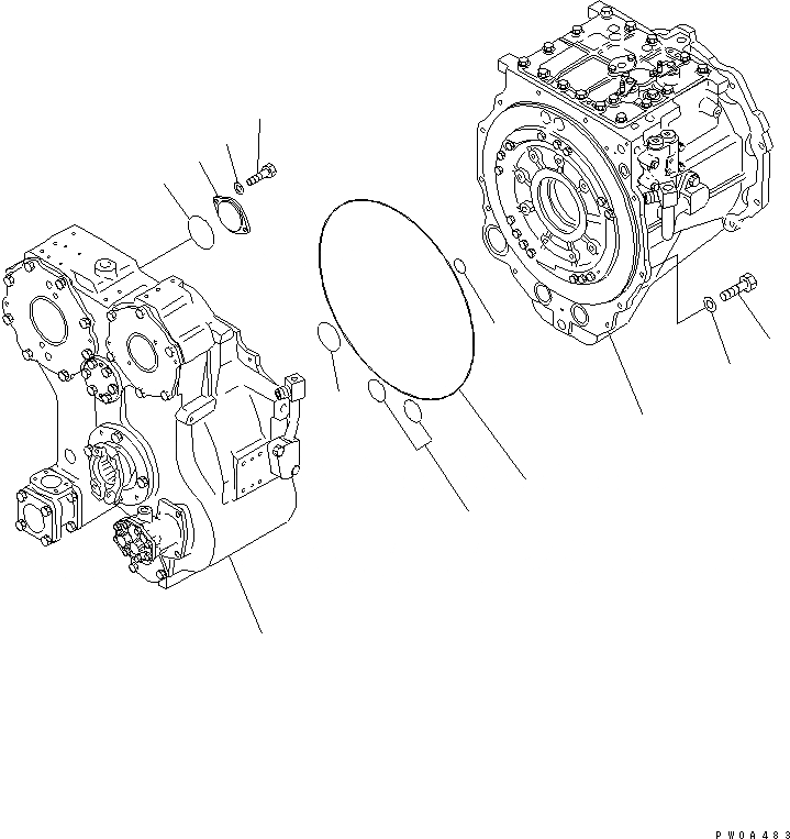 Схема запчастей Komatsu D61P-12 - ДОПОЛН. ТОПЛИВН. ФИЛЬТР ТОПЛИВН. БАК. AND КОМПОНЕНТЫ