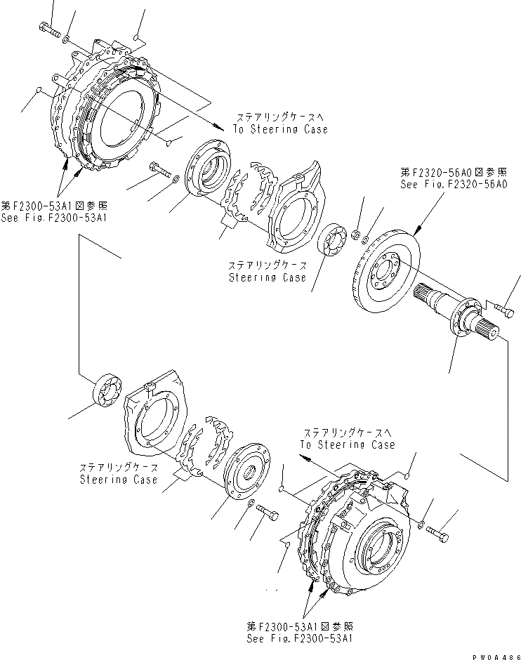 Схема запчастей Komatsu D61P-12 - АККУМУЛЯТОР ЭЛЕКТРИКА