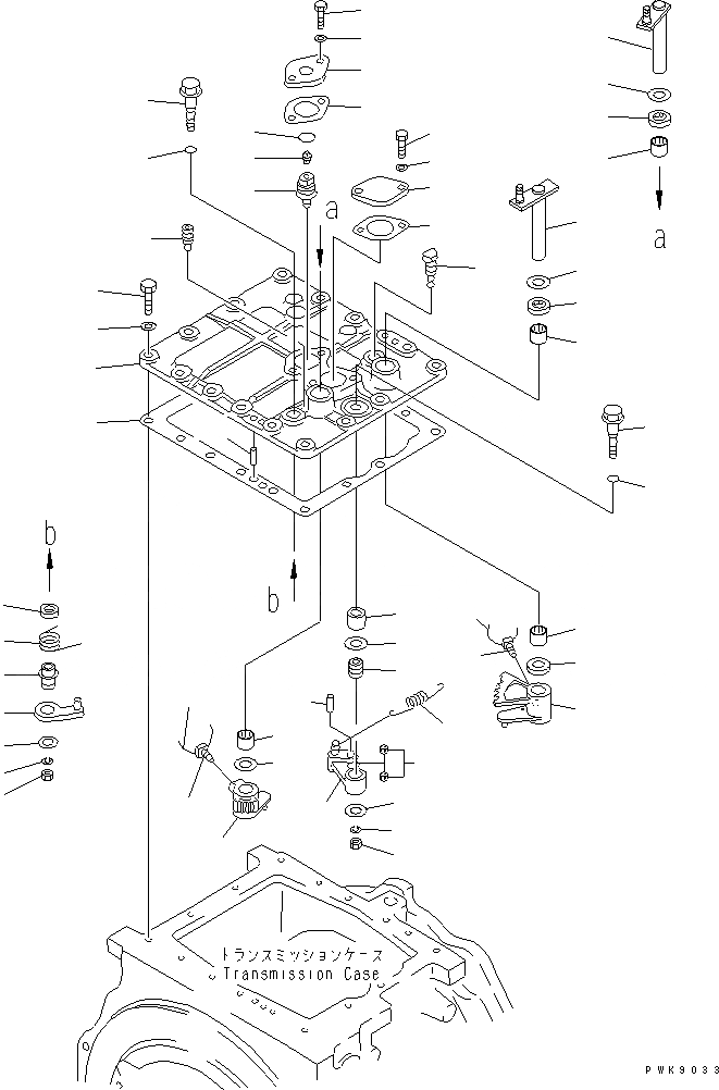 Схема запчастей Komatsu D61P-12 - МУФТА И ТОРМОЗ. (ТРУБЫ) (/) СИЛОВАЯ ПЕРЕДАЧА И КОНЕЧНАЯ ПЕРЕДАЧА