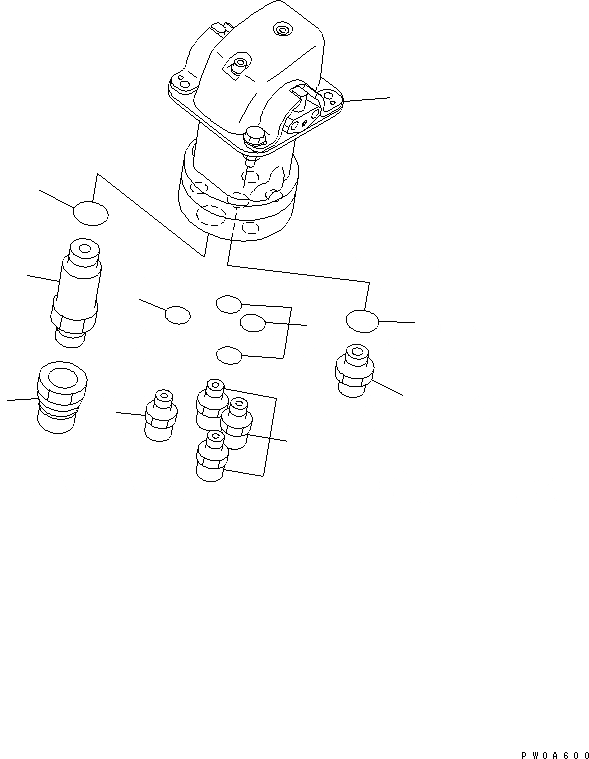 Схема запчастей Komatsu D61P-12 - КОНДИЦ. ВОЗДУХА (ЭЛЕКТРОПРОВОДКА) КАБИНА ОПЕРАТОРА И СИСТЕМА УПРАВЛЕНИЯ