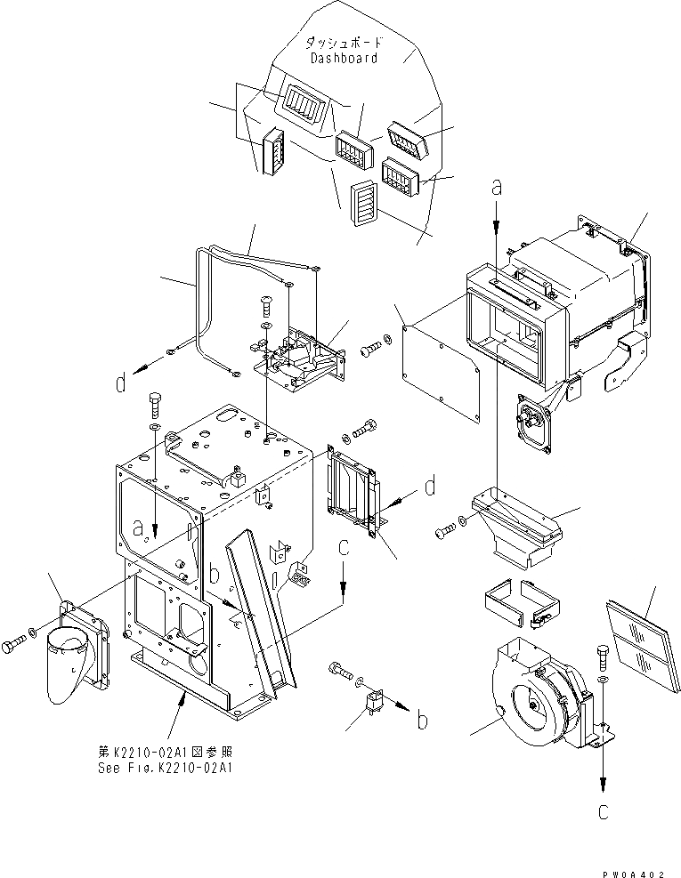 Схема запчастей Komatsu D61P-12 - ОСНОВН. КОНСТРУКЦИЯ (SPEED УПРАВЛ-Е) (/) (ДЛЯ МУФТА & ТОРМОЗ.) КАБИНА ОПЕРАТОРА И СИСТЕМА УПРАВЛЕНИЯ