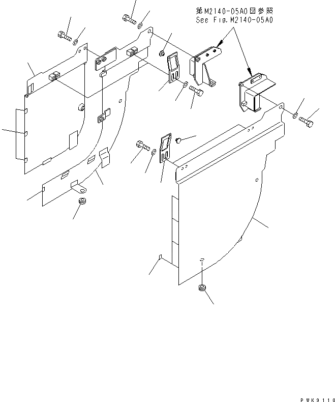 Схема запчастей Komatsu D61P-12 - ОТВАЛ УПРАВЛ-Е КОРПУС (ДЛЯ ПРЯМОГО ОТВАЛА) (ДЛЯ МУФТА И ТОРМОЗ.) КАБИНА ОПЕРАТОРА И СИСТЕМА УПРАВЛЕНИЯ