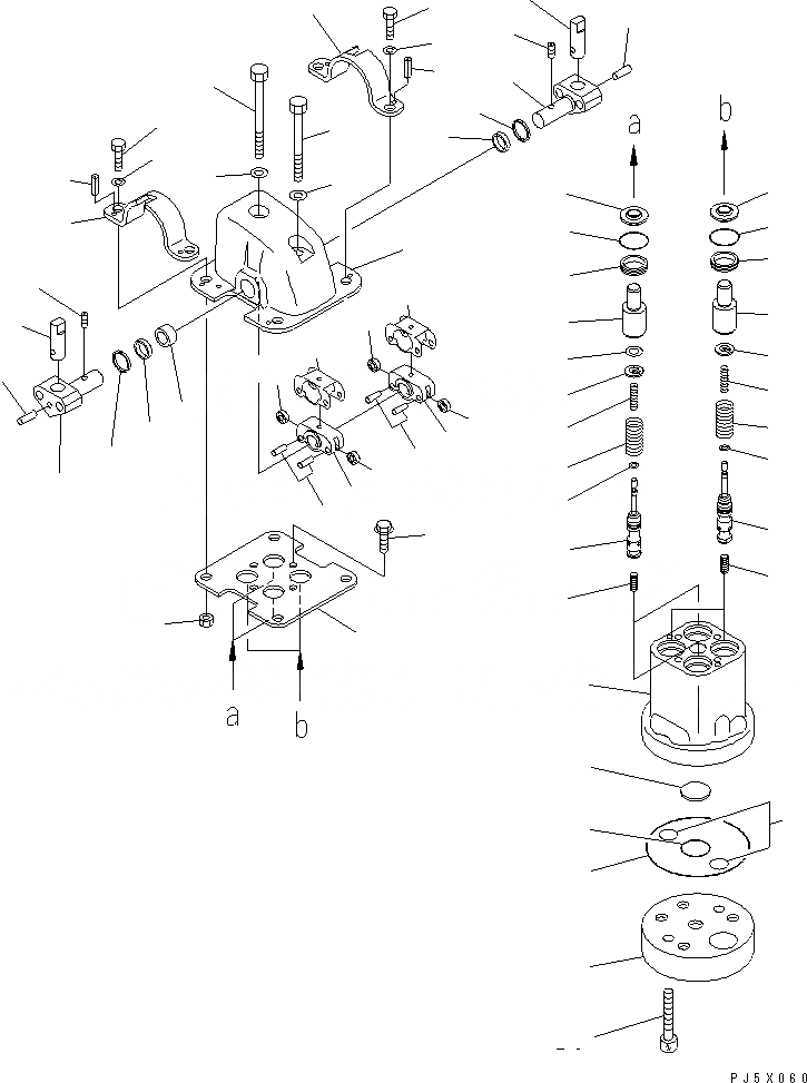 Схема запчастей Komatsu D61P-12 - ГУСЕН. ЦЕПЬ (9 SET) (СМАЗЫВ. ТИПА) (ДЛЯ БОЛОТН.) (ПОДАЮЩ. ЧАСТИ) ОСНОВН. КОМПОНЕНТЫ И РЕМКОМПЛЕКТЫ