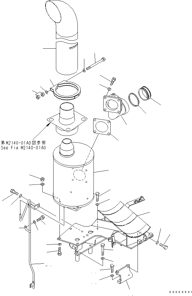 Схема запчастей Komatsu D61PX-12A-W - ГЛУШИТЕЛЬ (ДЛЯ СТРАН ЕС DYNAMIC ШУМОПОДАВЛ. СПЕЦ-Я) КОМПОНЕНТЫ ДВИГАТЕЛЯ
