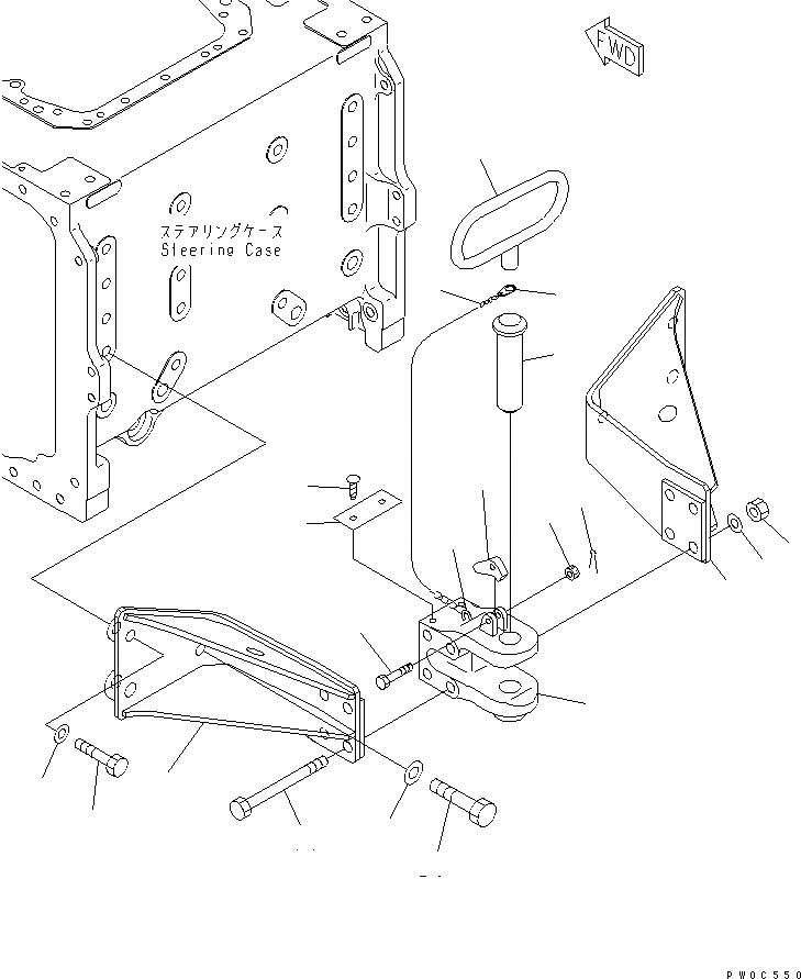 Схема запчастей Komatsu D61PX-12A-W - СЦЕПНОЕ УСТРОЙСТВО (REGULATION OF ЕС DYNAMIC NOISE) РАБОЧЕЕ ОБОРУДОВАНИЕ