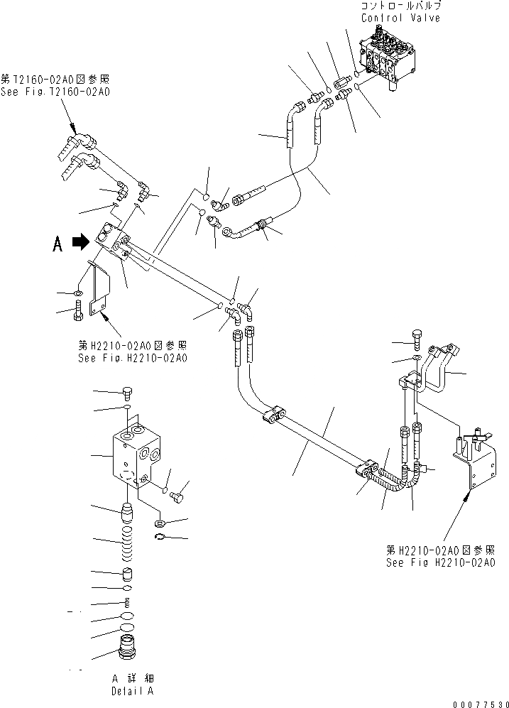 Схема запчастей Komatsu D63E-12 - ЛИНИЯ ГИДРОЦИЛИНДРА ПОДЪЕМА ГИДРАВЛИКА
