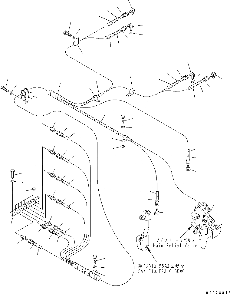 Схема запчастей Komatsu D63E-12 - ГИДРАВЛИКА РУЛ. УПРАВЛЕНИЯ (/) (МУФТА И ТОРМОЗ.) СИЛОВАЯ ПЕРЕДАЧА И КОНЕЧНАЯ ПЕРЕДАЧА