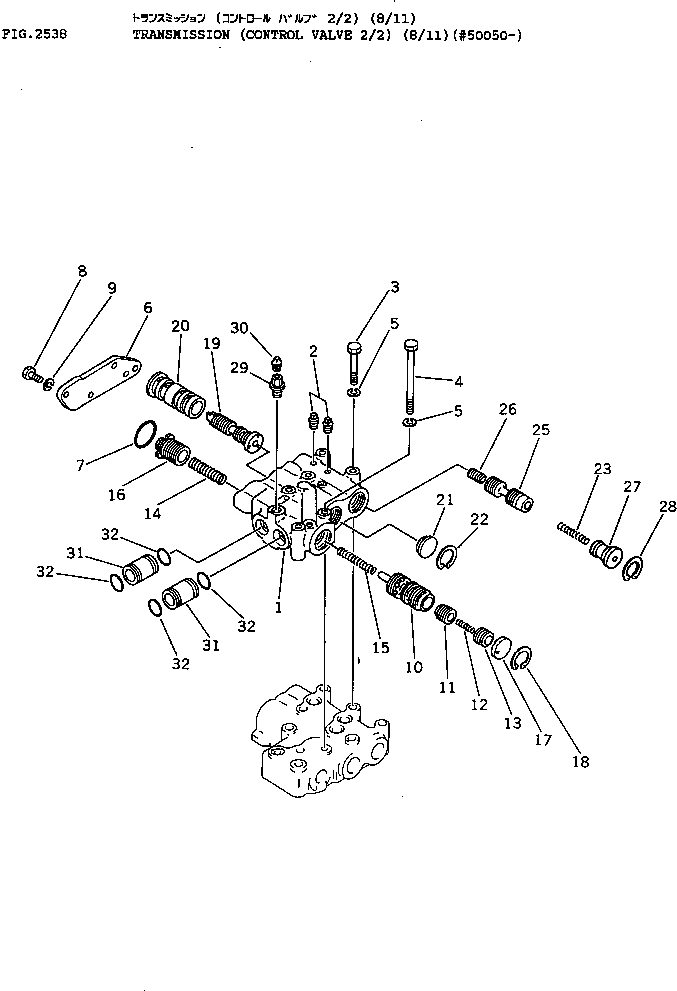 Схема запчастей Komatsu D65A-11D - ТРАНСМИССИЯ (УПРАВЛЯЮЩ. КЛАПАН /) (8/)(№-) ОСНОВН. МУФТА¤ ГТР CONVERTOR¤ T/M¤ РУЛЕВ. УПРАВЛЕНИЕ И КОНЕЧНАЯ ПЕРЕДАЧА