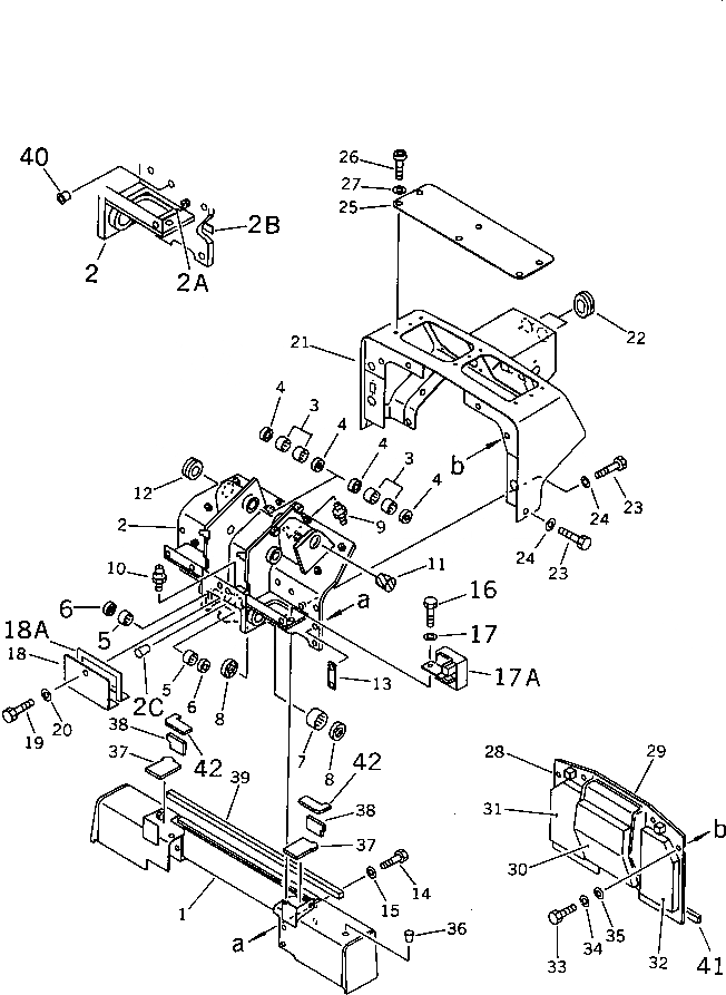 Схема запчастей Komatsu D65A-11D - ПРИБОРНАЯ ПАНЕЛЬ И РАМА (С СТАЛЬНАЯ КАБИНА)(№-) СИСТЕМА УПРАВЛЕНИЯ