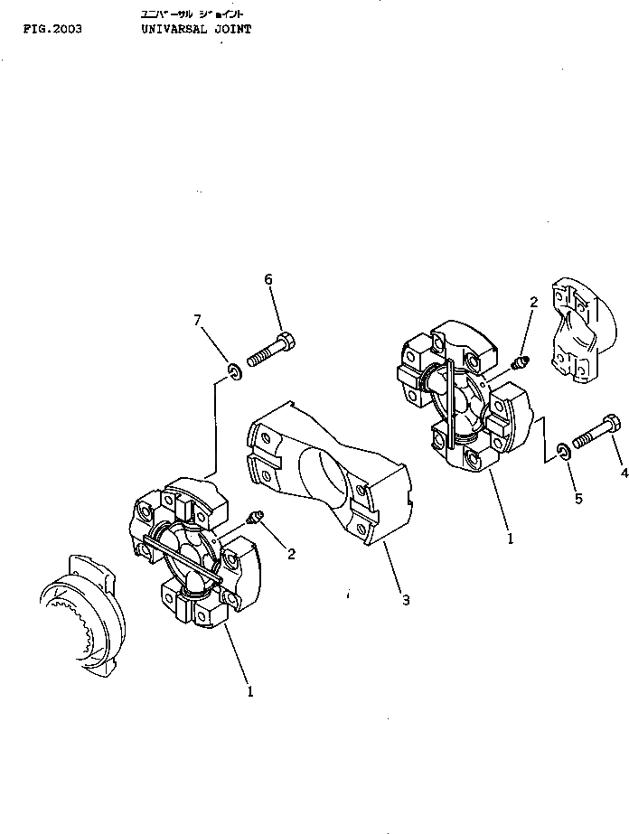 Схема запчастей Komatsu D65A-11 - UNIVARSAL СОЕД-Е ОСНОВН. МУФТА¤ ГТР CONVERTOR¤ T/M¤ РУЛЕВ. УПРАВЛЕНИЕ И КОНЕЧНАЯ ПЕРЕДАЧА