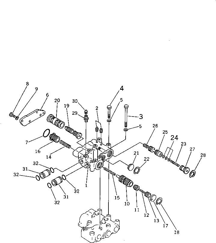 Схема запчастей Komatsu D65A-11 - ТРАНСМИССИЯ (УПРАВЛЯЮЩ. КЛАПАН /) (8/) ОСНОВН. МУФТА¤ ГТР CONVERTOR¤ T/M¤ РУЛЕВ. УПРАВЛЕНИЕ И КОНЕЧНАЯ ПЕРЕДАЧА