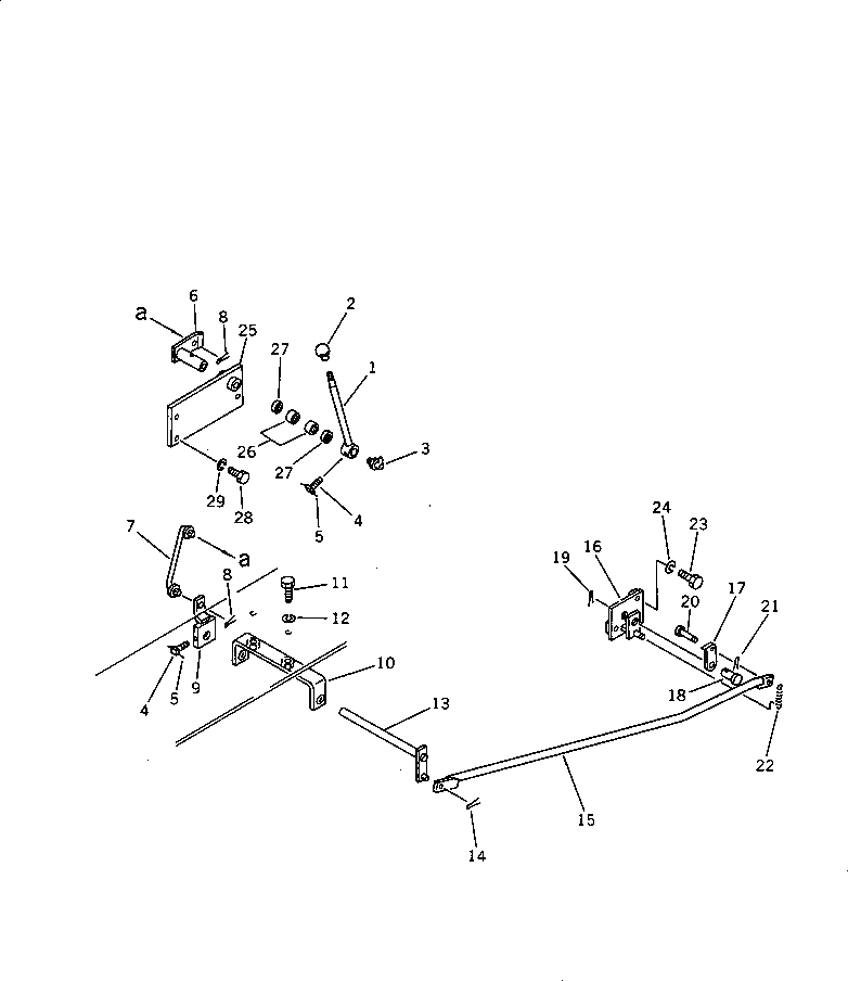 Схема запчастей Komatsu D65A-8 - СТОЯНОЧНЫЙ ТОРМОЗ СИСТЕМАУПРАВЛЕНИЯ ПОВОРОТОМ И КОНЕЧНАЯ ПЕРЕДАЧА