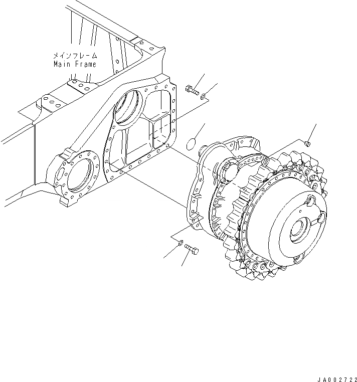 Схема запчастей Komatsu D65E-12 - КОНЕЧНАЯ ПЕРЕДАЧА (КРЕПЛЕНИЕ)(№77-) СИЛОВАЯ ПЕРЕДАЧА И КОНЕЧНАЯ ПЕРЕДАЧА