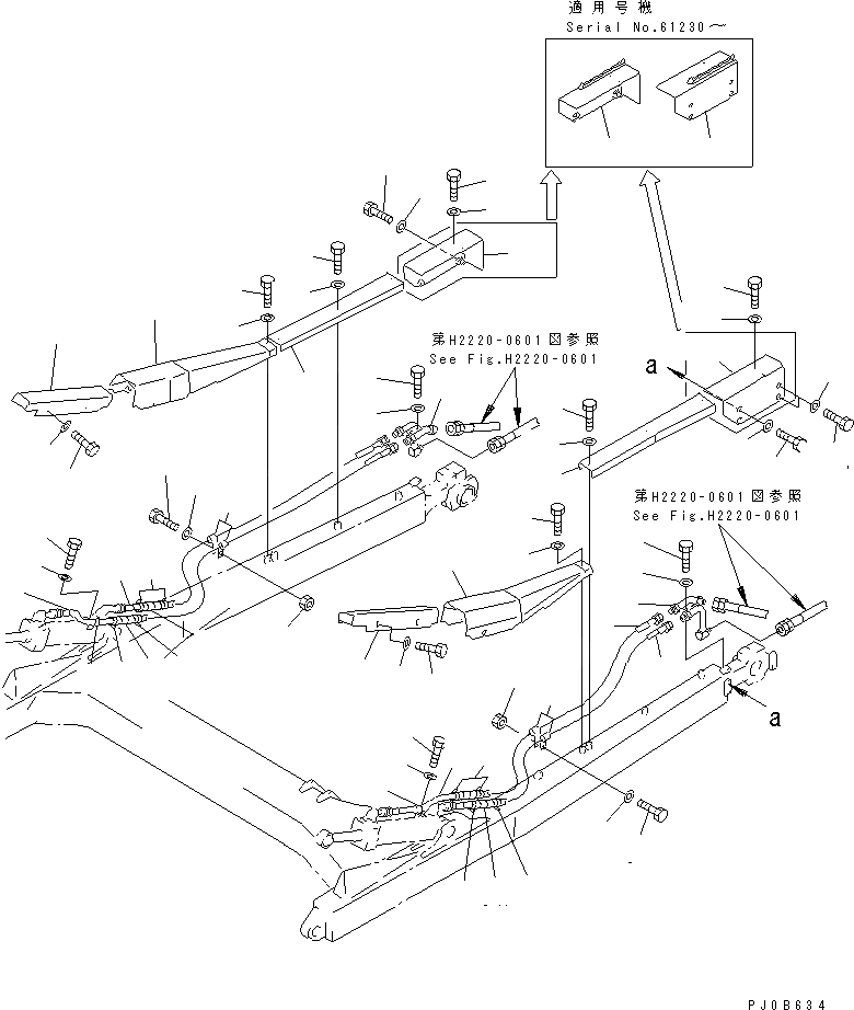 Схема запчастей Komatsu D65E-12-E - TОБОД КОЛЕСАMING DOZER ЛИНИЯ РАБОЧЕЕ ОБОРУДОВАНИЕ