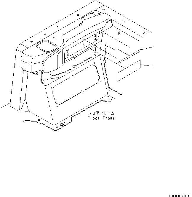 Схема запчастей Komatsu D65E-12 - ЗАЩИТА СИДЕНЬЕ(№-) КАБИНА ОПЕРАТОРА И СИСТЕМА УПРАВЛЕНИЯ