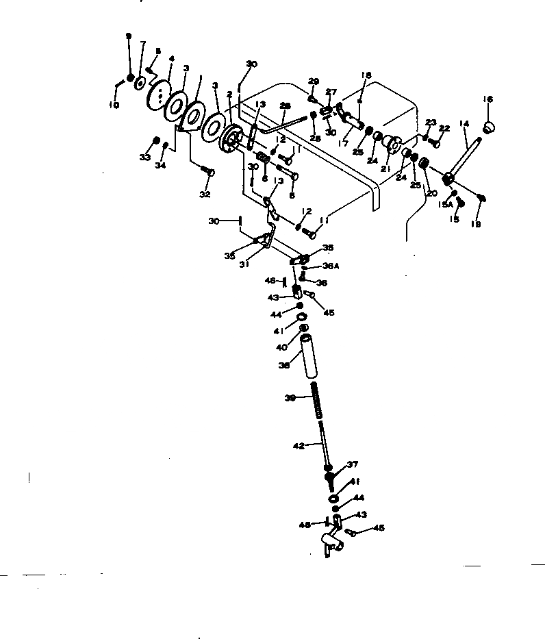 Схема запчастей Komatsu D65E-6 - РЫЧАГ УПРАВЛ-Я ПОДАЧЕЙ ТОПЛИВА КОМПОНЕНТЫ ДВИГАТЕЛЯ И ЭЛЕКТРИКА