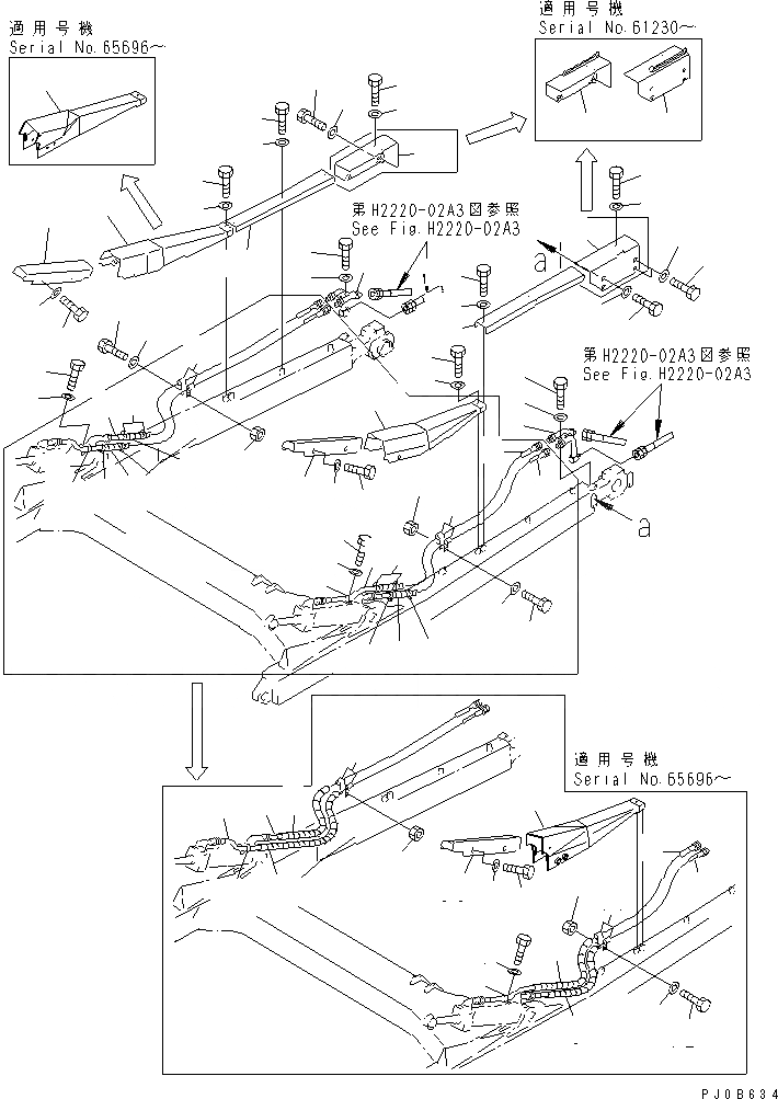 Схема запчастей Komatsu D65EX-12 - TОБОД КОЛЕСАMING DOZER ЛИНИЯ РАБОЧЕЕ ОБОРУДОВАНИЕ