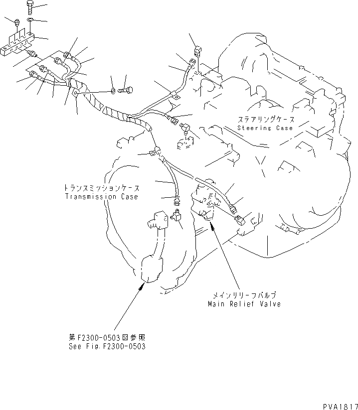 Схема запчастей Komatsu D65EX-12 - СИЛОВАЯ ЛИНИЯ (КОНЦЕНТР. ТРУБЫ) СИЛОВАЯ ПЕРЕДАЧА И КОНЕЧНАЯ ПЕРЕДАЧА
