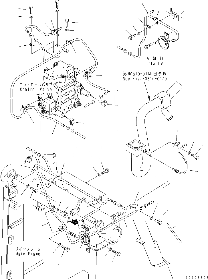 Схема запчастей Komatsu D65EX-15 - VEHICLE ЭЛЕКТРОПРОВОДКА ЭЛЕКТРИКА