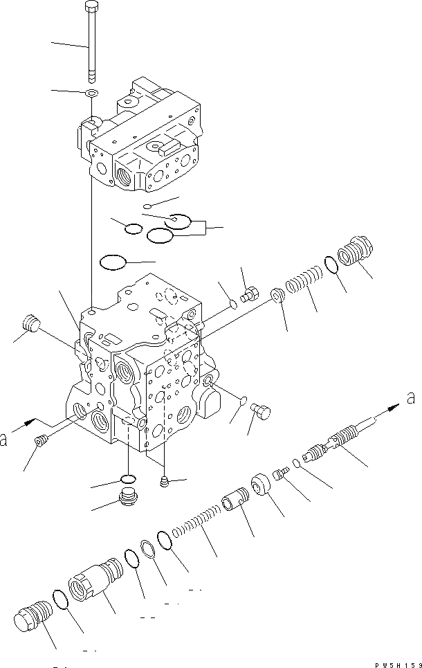Схема запчастей Komatsu D65P-12 - УПРАВЛЯЮЩ. КЛАПАН (3-Х СЕКЦИОНН.) (/7) (ДЛЯ FРУКОЯТЬ) ОСНОВН. КОМПОНЕНТЫ И РЕМКОМПЛЕКТЫ