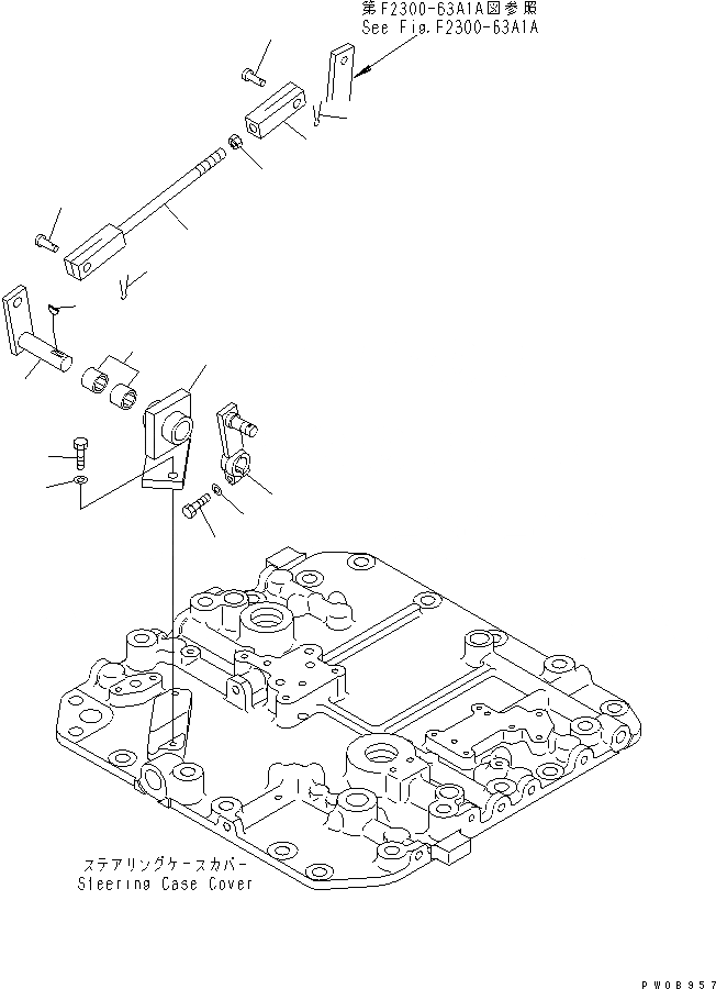 Схема запчастей Komatsu D65P-12-E - МУФТА И ТОРМОЗ. (УПРАВЛ-Е)(№-) СИЛОВАЯ ПЕРЕДАЧА И КОНЕЧНАЯ ПЕРЕДАЧА