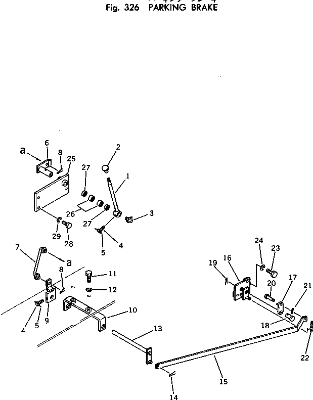 Схема запчастей Komatsu D65P-7 - СТОЯНОЧНЫЙ ТОРМОЗ СИСТЕМАУПРАВЛЕНИЯ ПОВОРОТОМ И КОНЕЧНАЯ ПЕРЕДАЧА