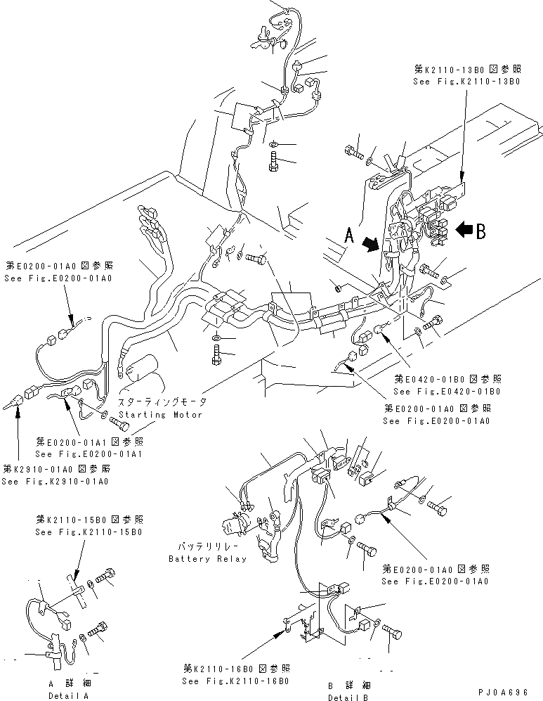 Схема запчастей Komatsu D65PX-12 - ОСНОВН. КОНСТРУКЦИЯ (ЭЛЕКТРОПРОВОДКА) (ДЛЯ СЕВ. АМЕРИКИ)(№-) КАБИНА ОПЕРАТОРА И СИСТЕМА УПРАВЛЕНИЯ