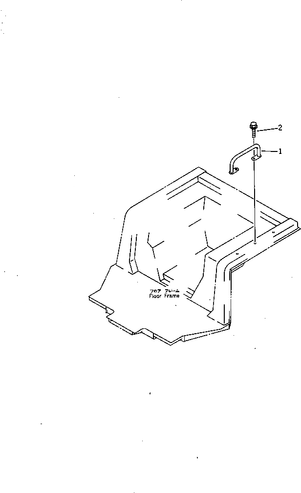 Схема запчастей Komatsu D65PX-12 - ОСНОВН. КОНСТРУКЦИЯ (РУКОЯТЬ) (БЕЗ КАБИНЫ)(№88-8) КАБИНА ОПЕРАТОРА И СИСТЕМА УПРАВЛЕНИЯ