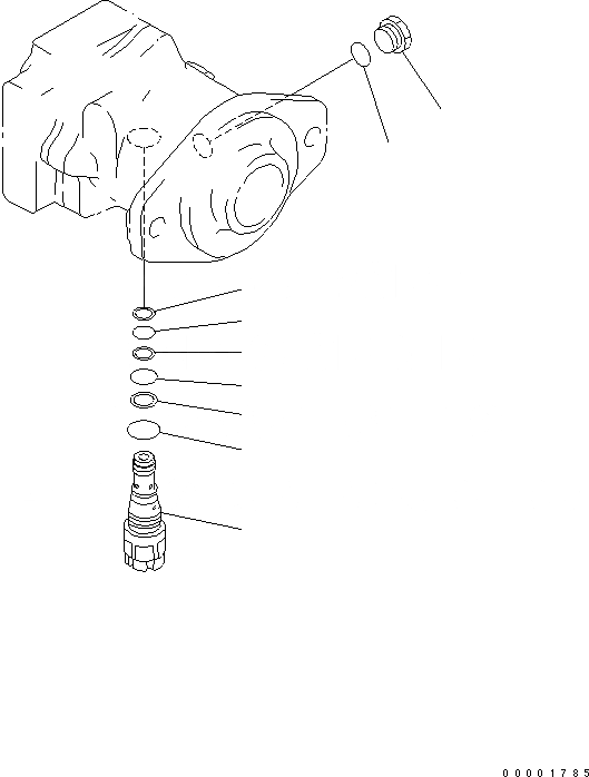 Схема запчастей Komatsu D65PX-12U - HSS МОТОР (/) ОСНОВН. КОМПОНЕНТЫ И РЕМКОМПЛЕКТЫ