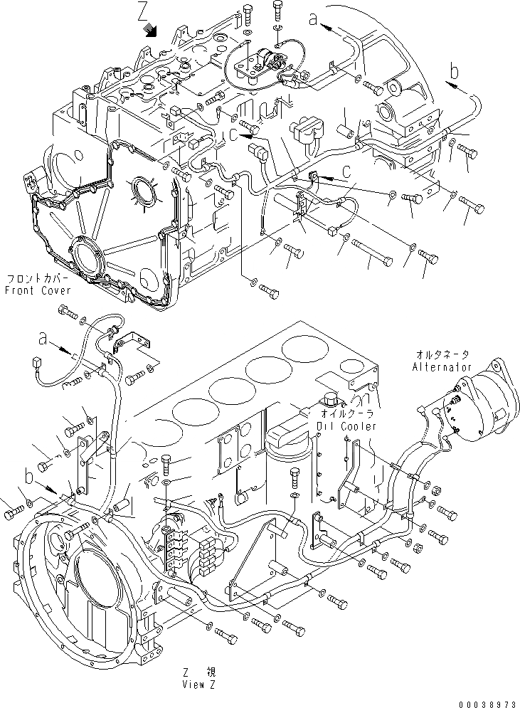 Схема запчастей Komatsu D65PX-15E0 - ДВИГАТЕЛЬ ЭЛЕКТРОПРОВОДКА (ДВИГАТЕЛЬ ЭЛЕКТРОПРОВОДКА /) (СПЕЦ-Я ДЛЯ УТИЛИЗАЦИИ ПРОМ. ОТХОДОВ) КОМПОНЕНТЫ ДВИГАТЕЛЯ