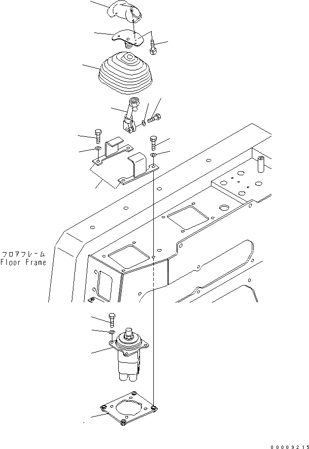 Схема запчастей Komatsu D65PX-15E0 - ОСНОВН. КОНСТРУКЦИЯ (ОТВАЛ УПРАВЛ-Е) (БЕЗ КАБИНЫ) КАБИНА ОПЕРАТОРА И СИСТЕМА УПРАВЛЕНИЯ