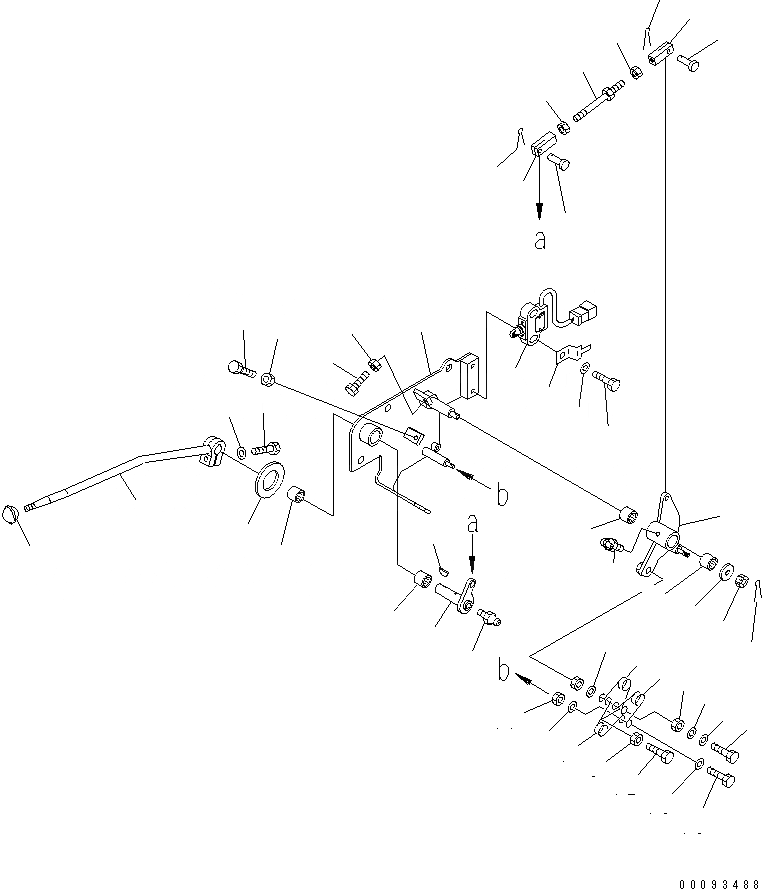 Схема запчастей Komatsu D65PX-15E0 - ОСНОВН. КОНСТРУКЦИЯ (ТРАНСМИССИЯ РЫЧАГ БЛОКИРОВКИ)(№777-) КАБИНА ОПЕРАТОРА И СИСТЕМА УПРАВЛЕНИЯ