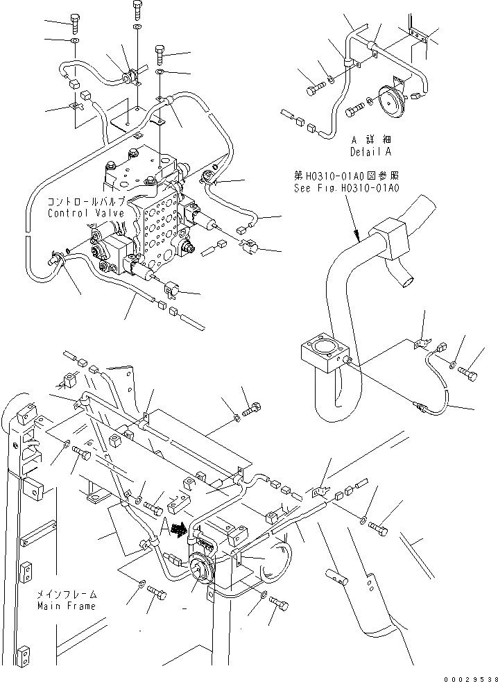 Схема запчастей Komatsu D65WX-15 - VEHICLE ЭЛЕКТРОПРОВОДКА ЭЛЕКТРИКА