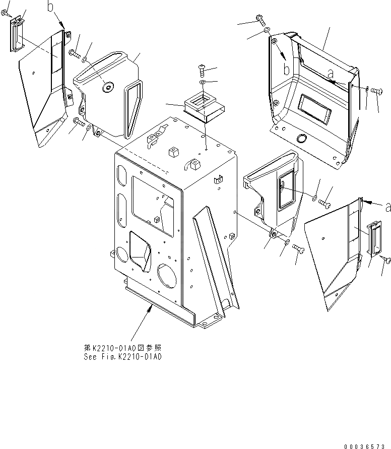 Схема запчастей Komatsu D65WX-15E0 - ПРИБОРНАЯ ПАНЕЛЬ (С КОНДИЦИОНЕРОМ КОРПУС И ПАНЕЛЬ) (/) КАБИНА ОПЕРАТОРА И СИСТЕМА УПРАВЛЕНИЯ