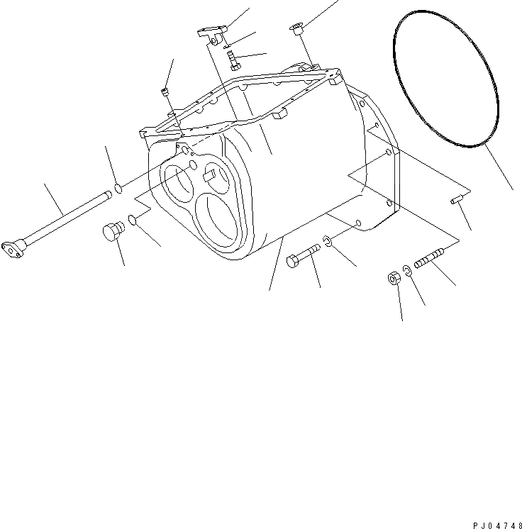 Схема запчастей Komatsu D70-LE - ТРАНСМИССИЯ (КОРПУС) (/7) ОСНОВН. МУФТА ТРАНСМИССИЯ¤ РУЛЕВ. УПРАВЛЕНИЕ И КОНЕЧНАЯ ПЕРЕДАЧА