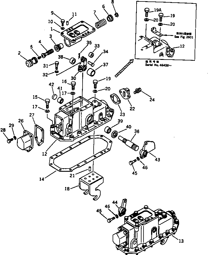 Схема запчастей Komatsu D70-LE - РУЛЕВ. УПРАВЛЕНИЕ КОРПУС COVER ОСНОВН. МУФТА ТРАНСМИССИЯ¤ РУЛЕВ. УПРАВЛЕНИЕ И КОНЕЧНАЯ ПЕРЕДАЧА