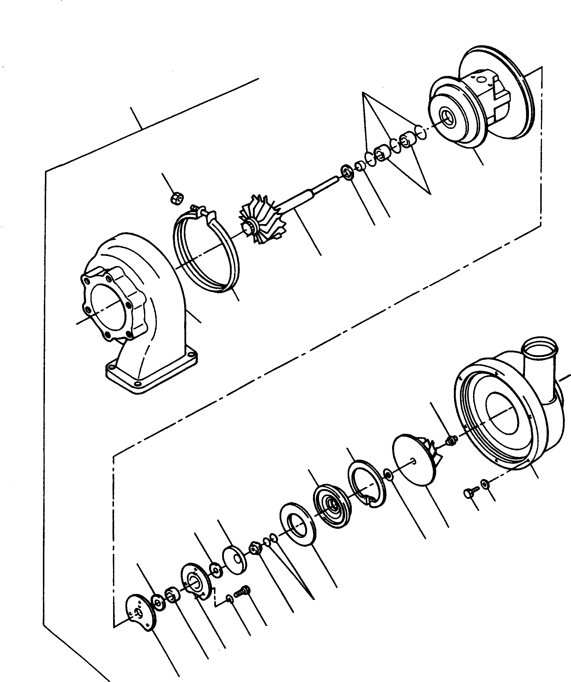Схема запчастей Komatsu D700D Super - ТУРБОНАГНЕТАТЕЛЬ ДВИГАТЕЛЬ, АКСЕССУАРЫ И ЭЛЕКТРИЧ. СИСТЕМА