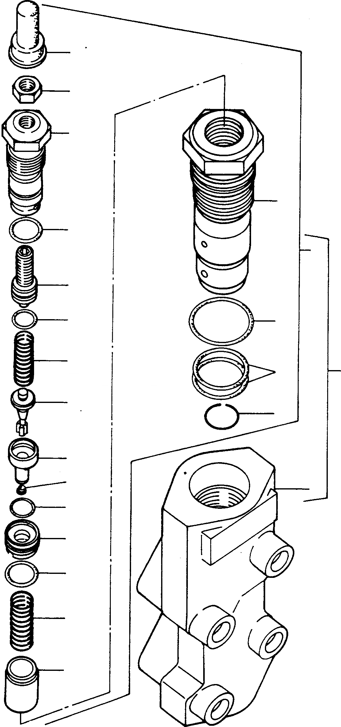Схема запчастей Komatsu D700D Super - PRESSURE LIMITING КЛАПАН ГИДРАВЛИКА