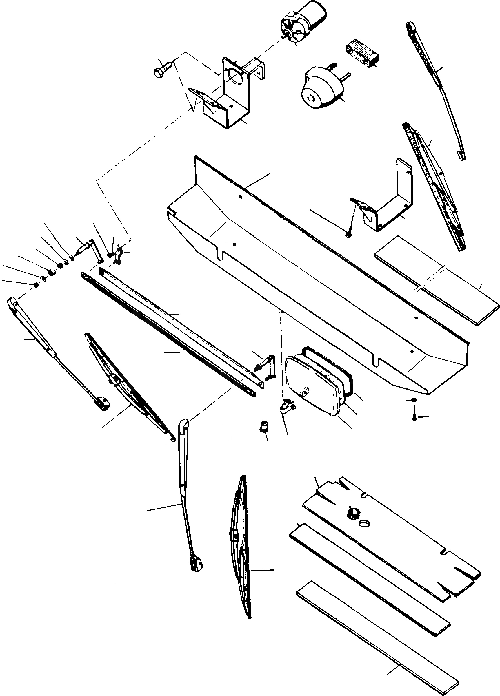 Схема запчастей Komatsu D700D Super - WINDЗАЩИТН.-ДВОРНИКИ-СИСТЕМА ДВИГАТЕЛЬ, АКСЕССУАРЫ И ЭЛЕКТРИЧ. СИСТЕМА