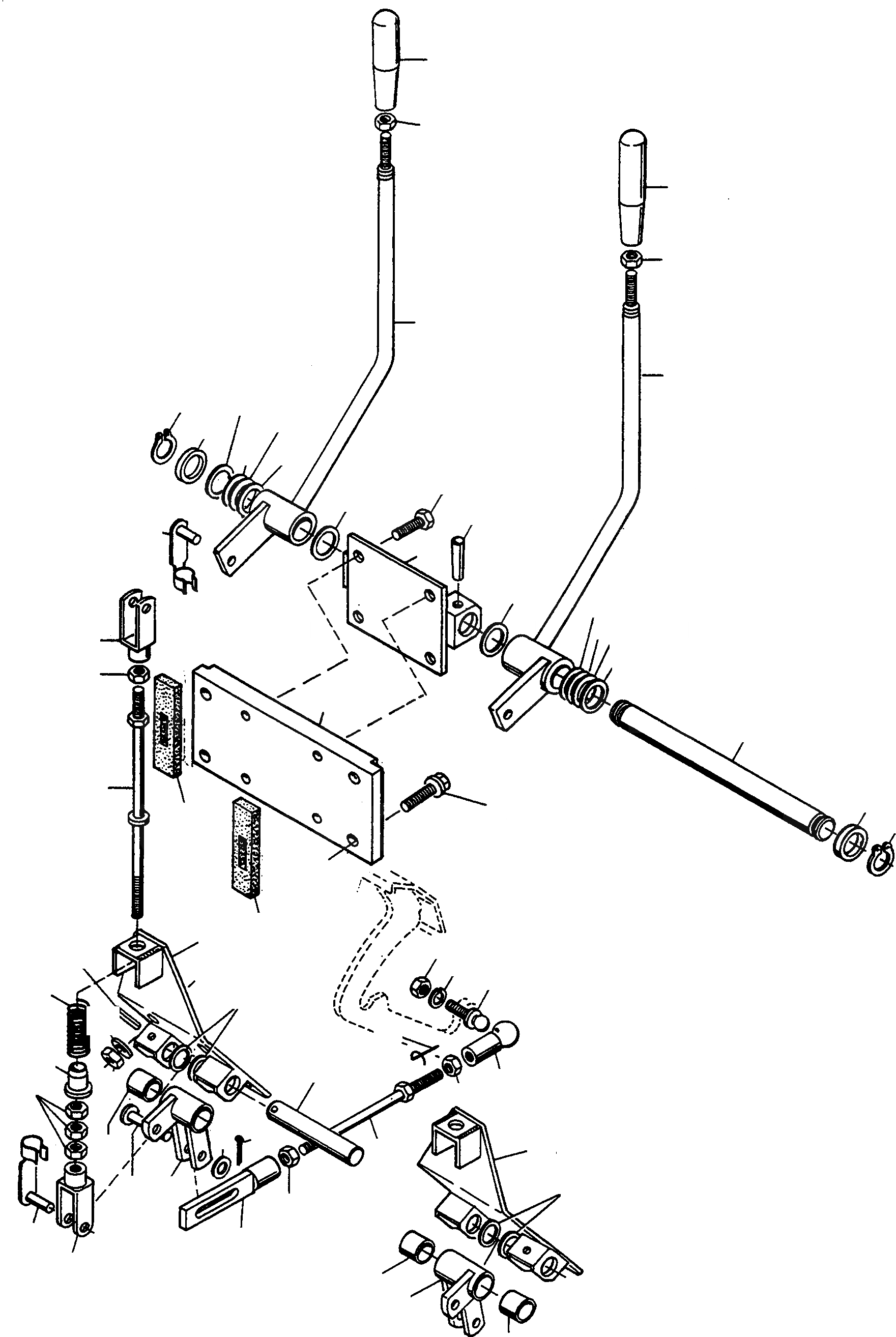 Схема запчастей Komatsu D700D Super - HAND РУЛЕВ. УПРАВЛЕНИЕ СИСТЕМАУПРАВЛЕНИЯ ПОВОРОТОМ, ПЕРЕДНИЙ МОСТ, ТОРМОЗ. СИСТЕМА