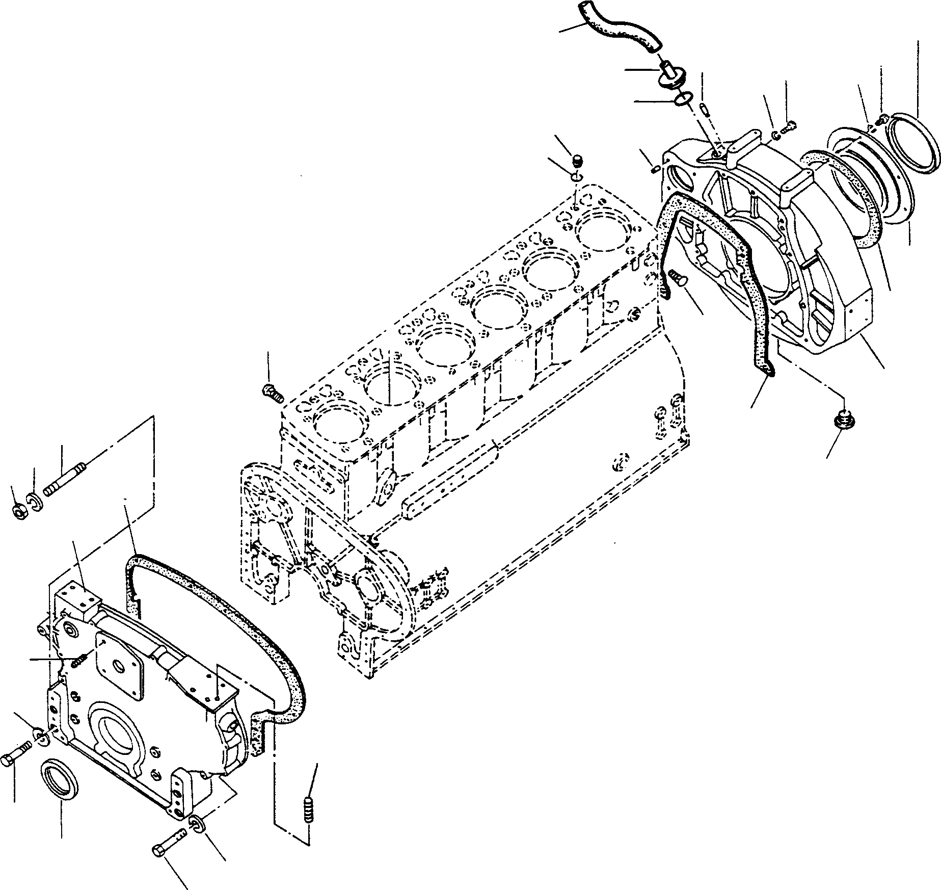 Схема запчастей Komatsu D700D Super - TIMING КОРПУС ШЕСТЕРЕНН. ПЕРЕДАЧИ И КАРТЕР МАХОВИКА ДВИГАТЕЛЬ, АКСЕССУАРЫ И ЭЛЕКТРИЧ. СИСТЕМА