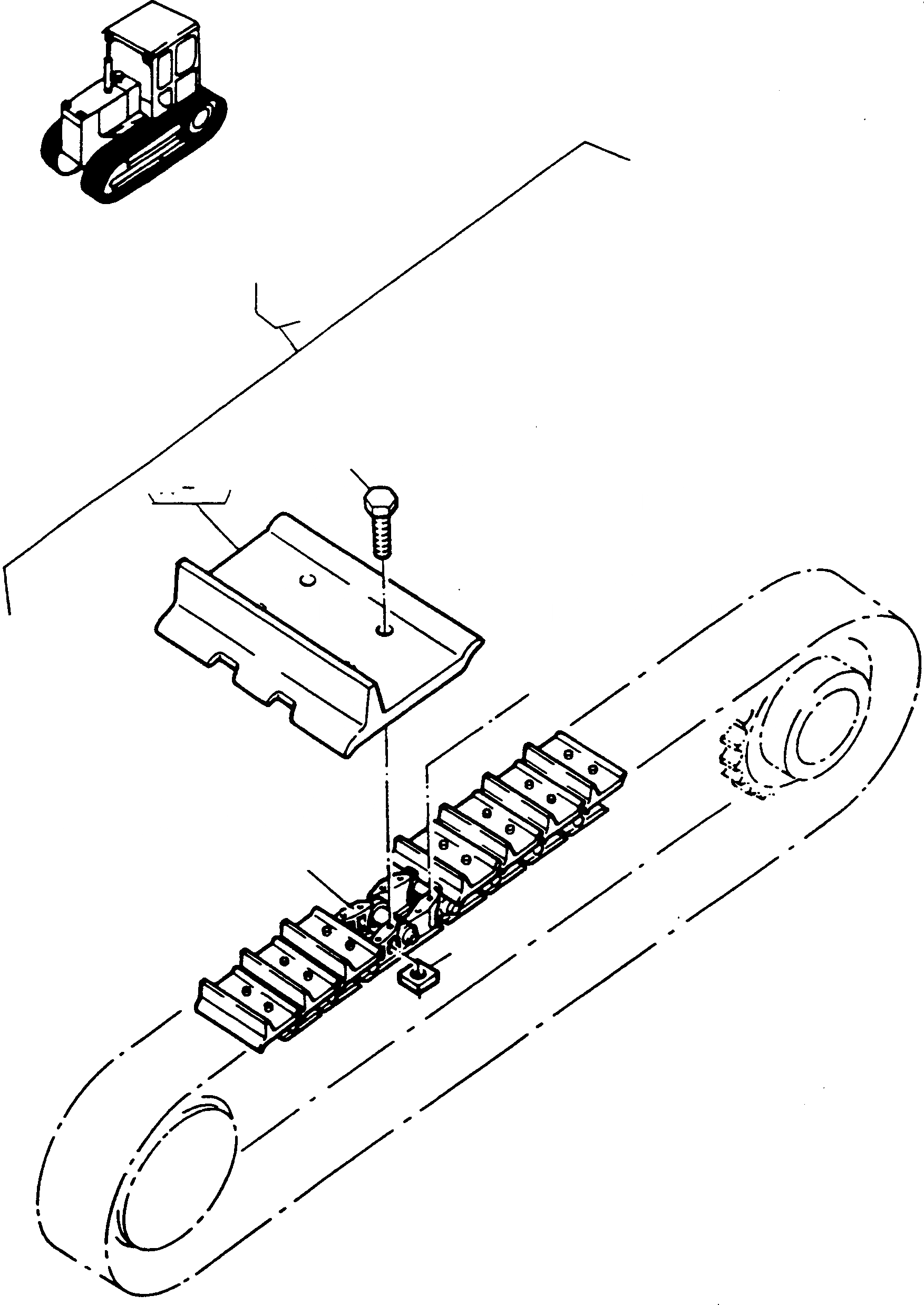 Схема запчастей Komatsu D700D Super - ЦЕПЬ, УПЛОТНЕНИЕED С ПАЛЕЦ ТРАНСМИССИЯ И ЗАДН. МОСТ