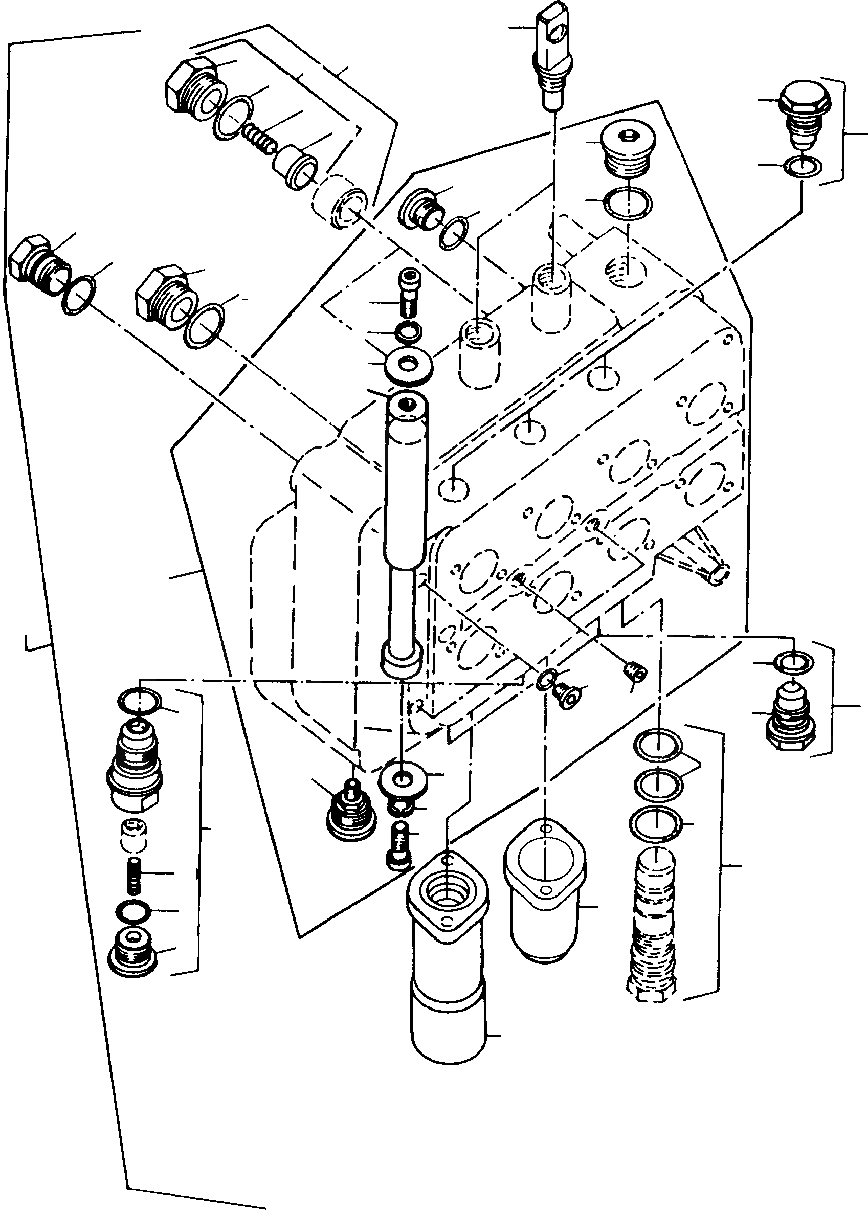 Схема запчастей Komatsu D700D Super - УПРАВЛЯЮЩ. КЛАПАН, TWO WAYS УПРАВЛЯЮЩ. КЛАПАН, TWO WAYS